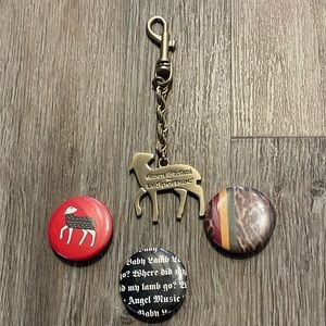 L.A.M.B. Keychain & promo buttons